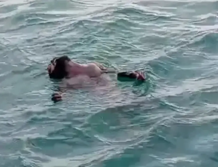 މަރުވެފައި އޮތް ފިރިހެނެއް - ހުޅުމާލެ ފަޅު ތެރޭގައި