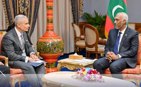 އެމެރިކާގެ ސްޓޭޓް ޑިޕާޓްމަންޓްގެ އަމީންއާންމުގެ ނައިބު، ރާއްޖޭގެ ރައީސުލް ޖުމްހޫރިއްޔާ އަރިހަށް އިހްތިރާމްގެ ޒިޔާރަތެއް