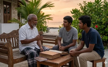 ދަރިން ބިނާކުރުމުގައި ލުޤުމާނުގެފާނުގެ ނަސޭހަތުން ފިލާވަޅެއް!
