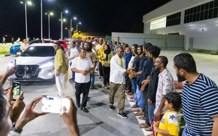 އައްޑޫ ސިޓީން އުފަލާއެކު ފައްޔާޒު އިސްމާއީލަށް މަރުހަބާ ކިޔަނީ!